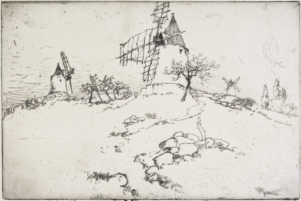 Daudets bruk, 1893 av Joseph Pennell