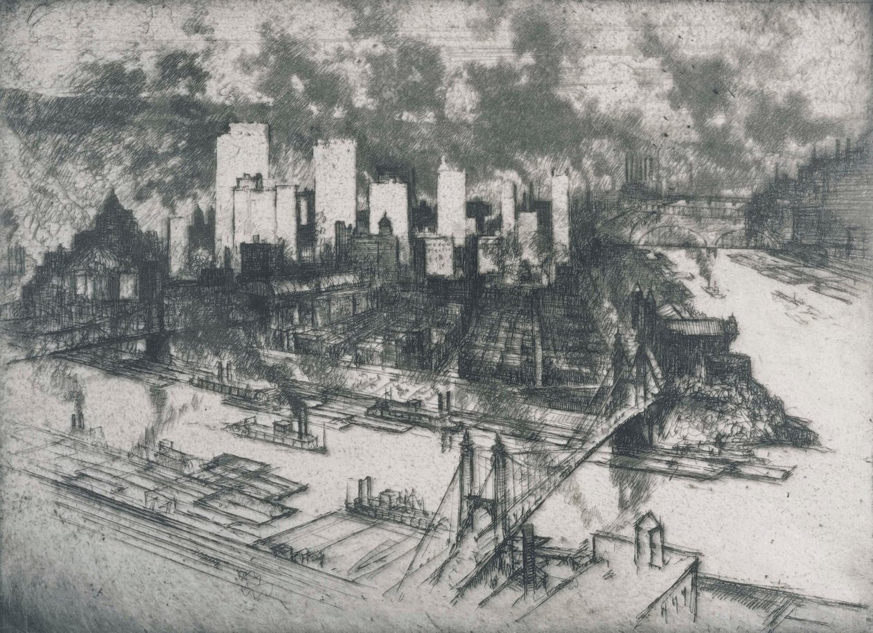 New York av Joseph Pennell