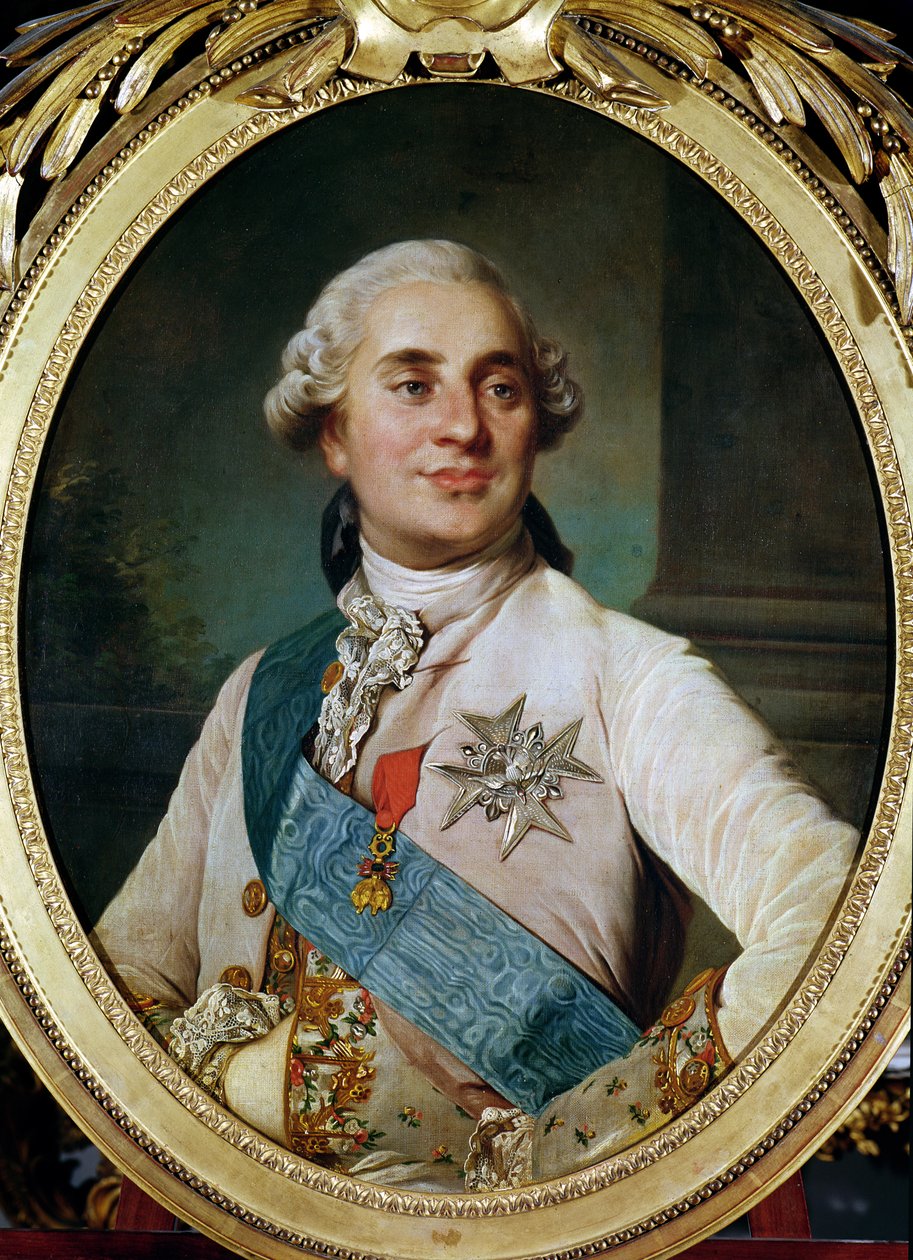 Pine Ata o Louis XVI (1754-93) 1775 swed av Joseph Siffred Duplessis