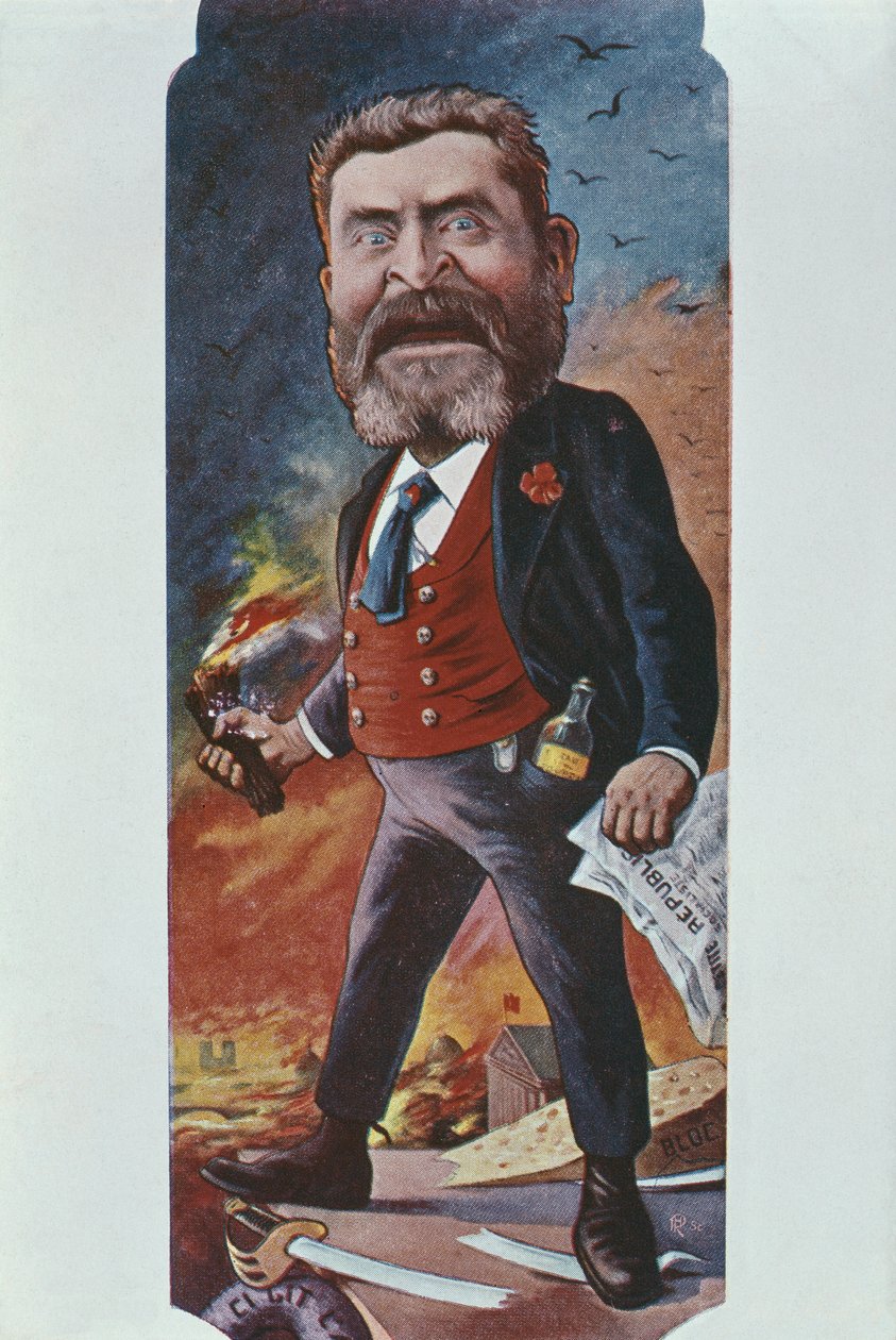Karikatyr av Jean Jaures, efter 1900 av Joseph Sirat