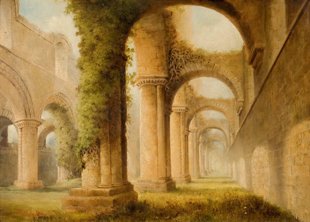 Kirkstall Abbey av Joseph Ratcliffe Skelton