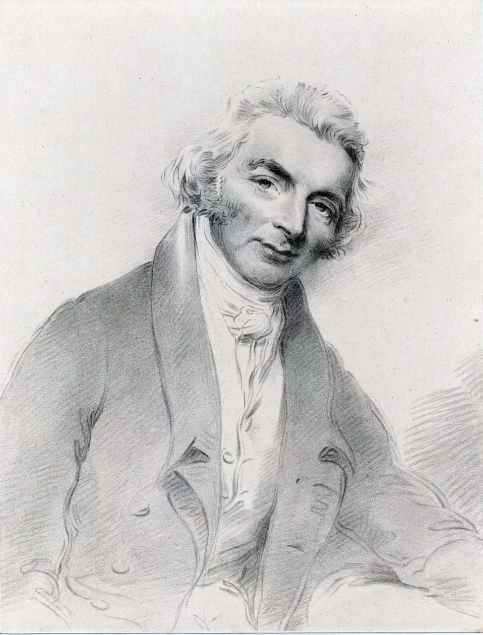 William Smyth (grafit og kridt på papir) swed av Joseph Slater