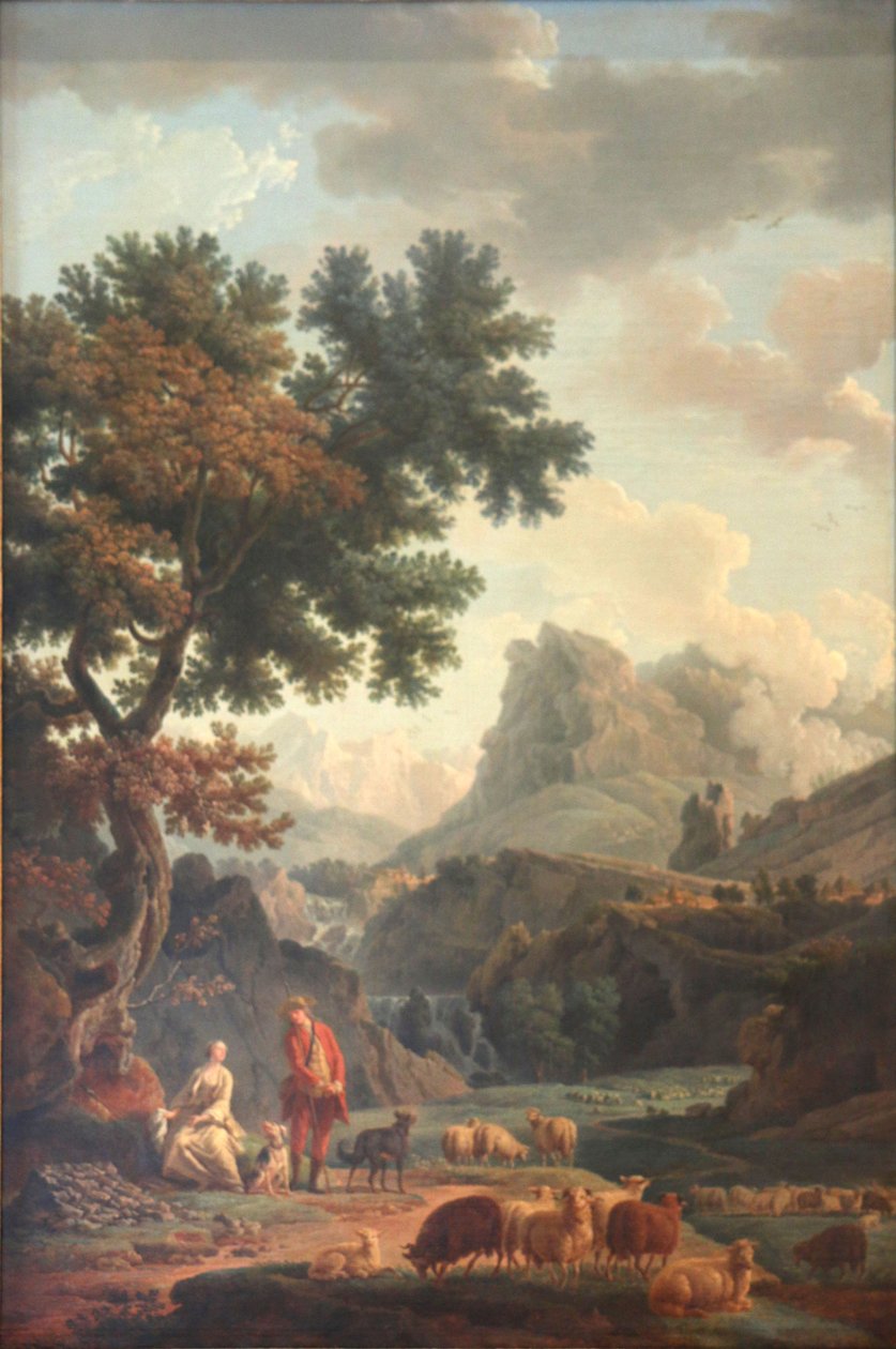 Alpernas herdinna av Claude Joseph Vernet