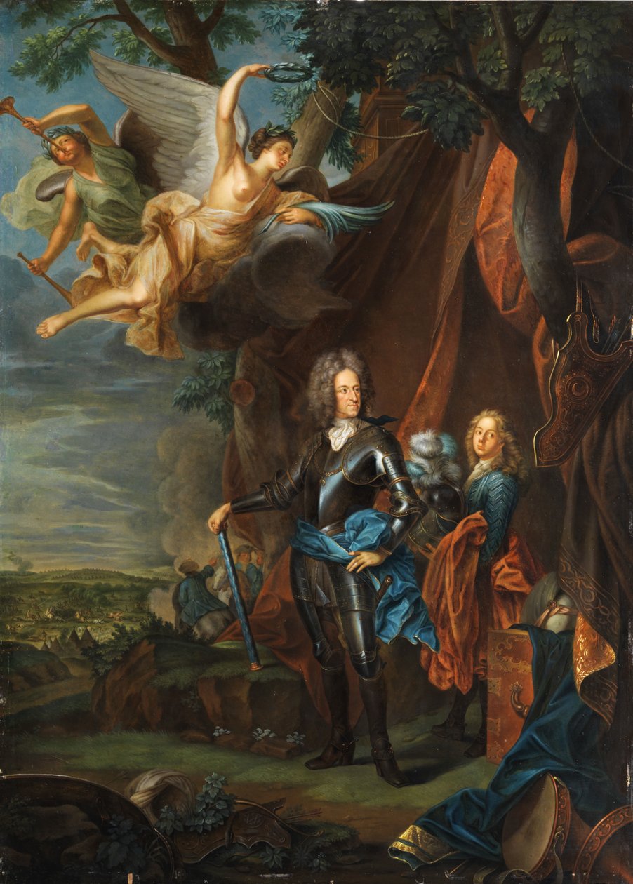 Portrait of Maximilian II Emanuel, Elector of Bavaria (1687) av Joseph Vivien
