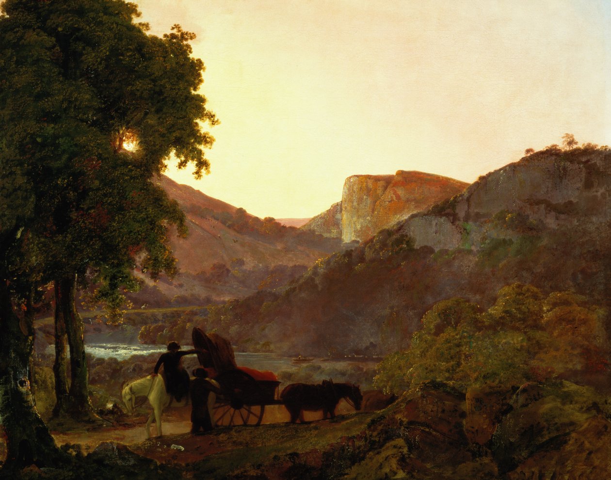 Landskap av Joseph Wright of Derby