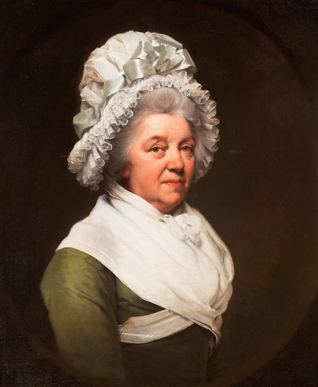 Porträtt av fru Anthony Greatorex av Joseph Wright of Derby