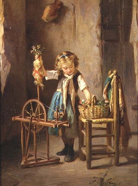 Vid det snurrande hjulet av Joseph Athanase Aufray