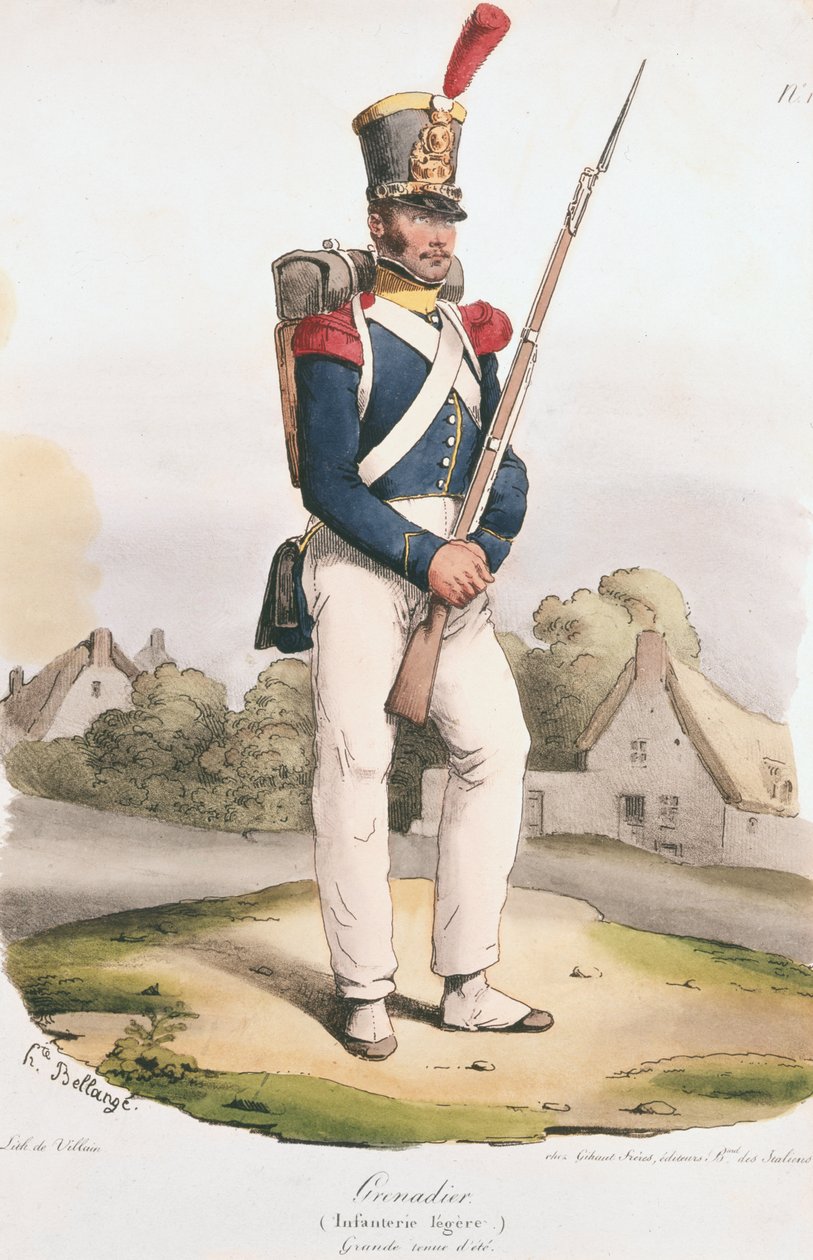 grenadjärvakt av Joseph Louis Hippolyte Bellange
