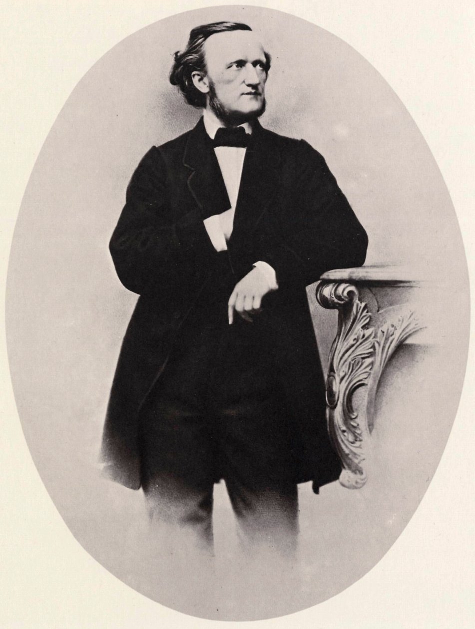 Richard Wagner, tysk kompositör, 1864 av Joseph Albert