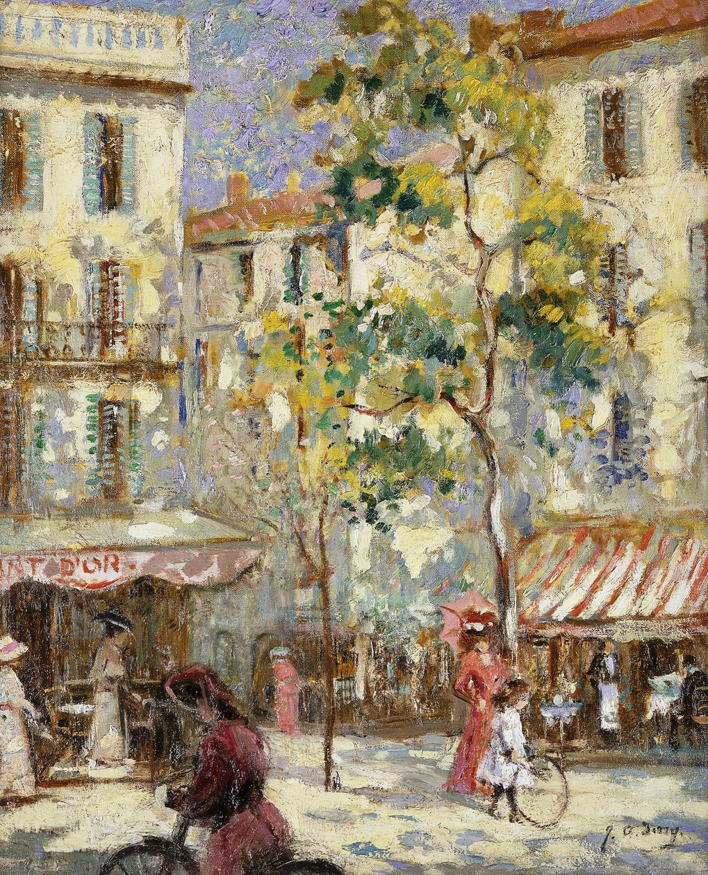 Paris Street Scen av Joseph Alfred Terry