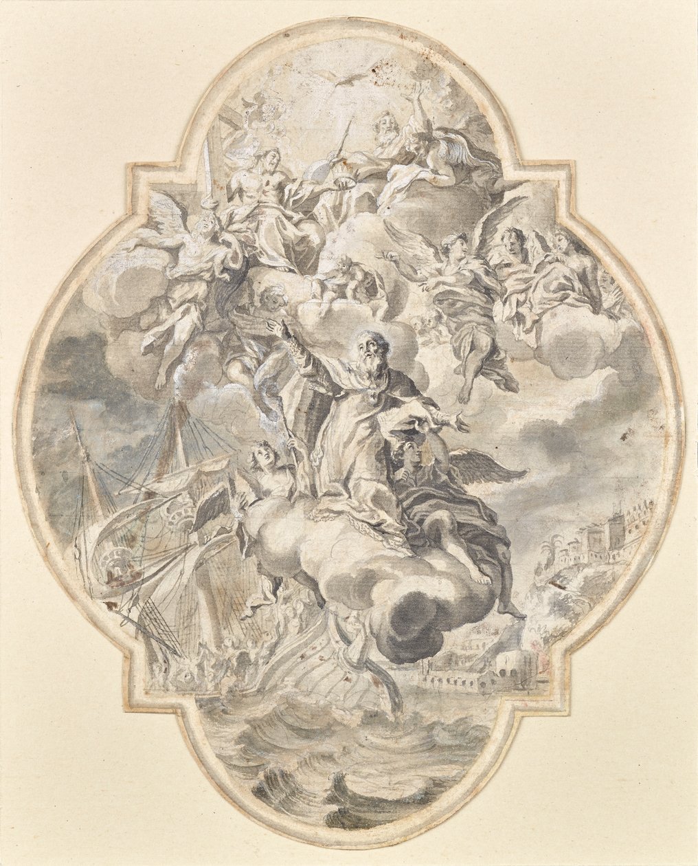 Apotheosis des hl. Nicholas av Joseph Antony Adolph