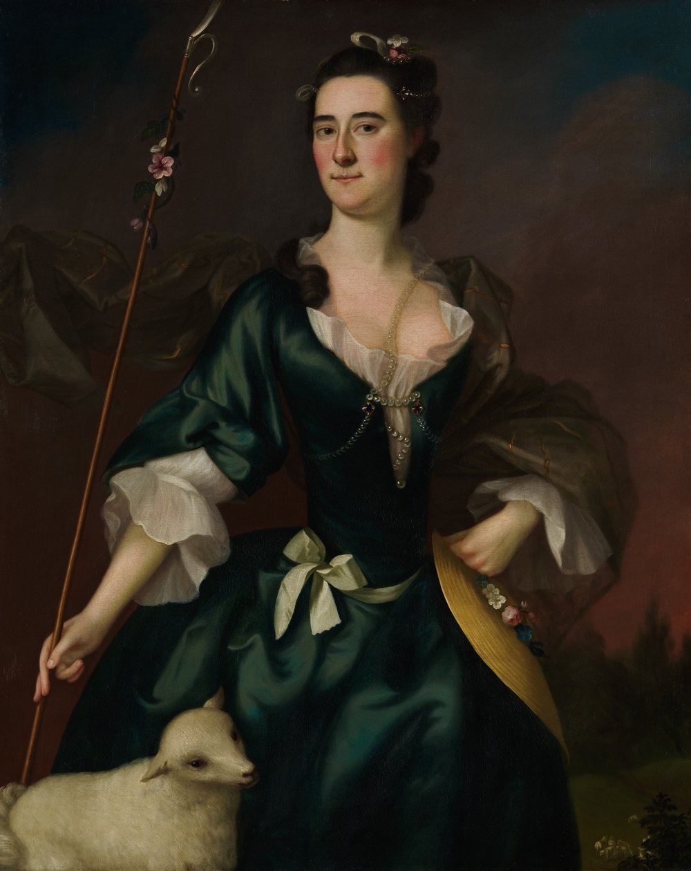 Mary Sylvester, 1754. av Joseph Blackburn