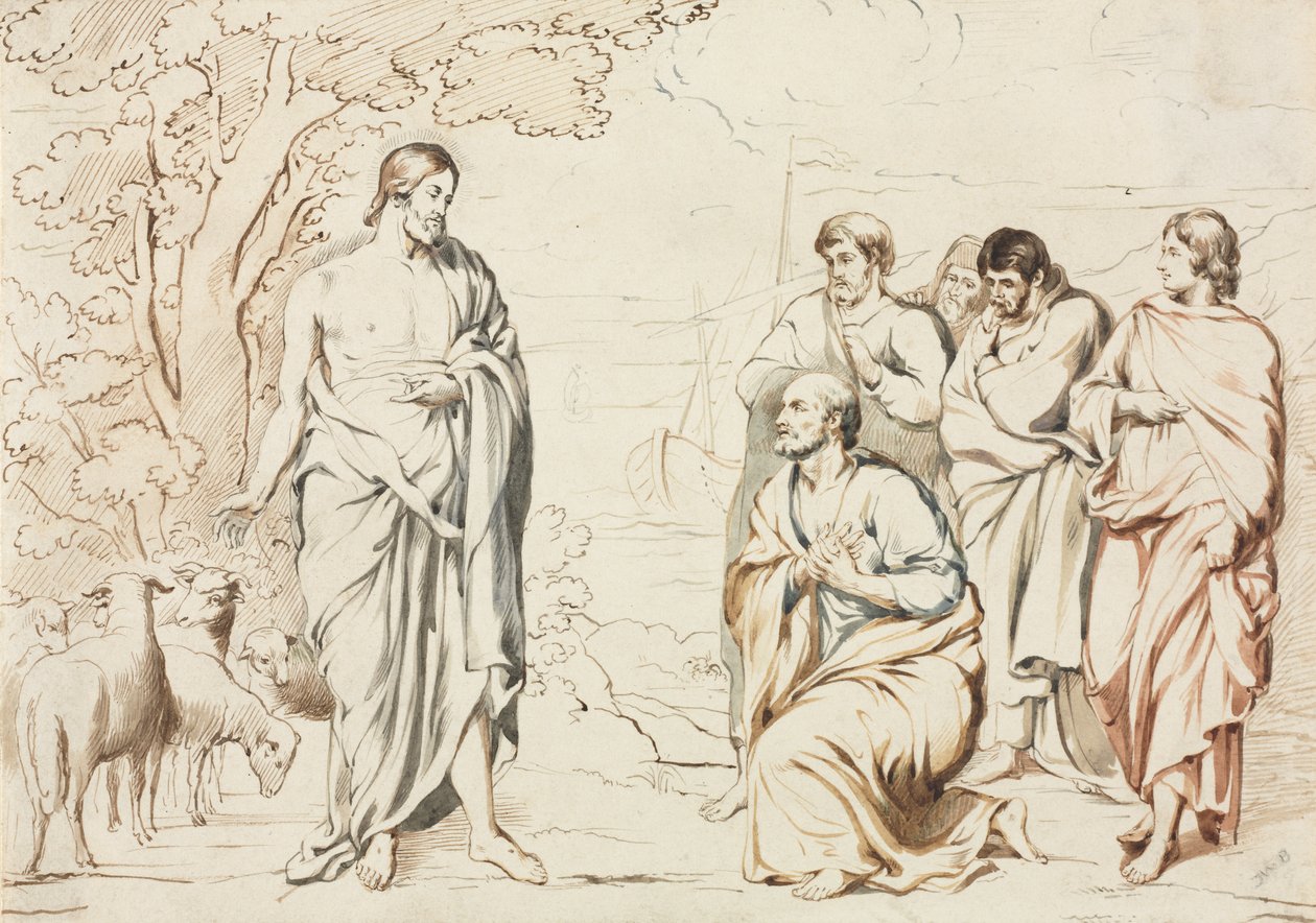 Kristus och hans lärjungar av Joseph Brett