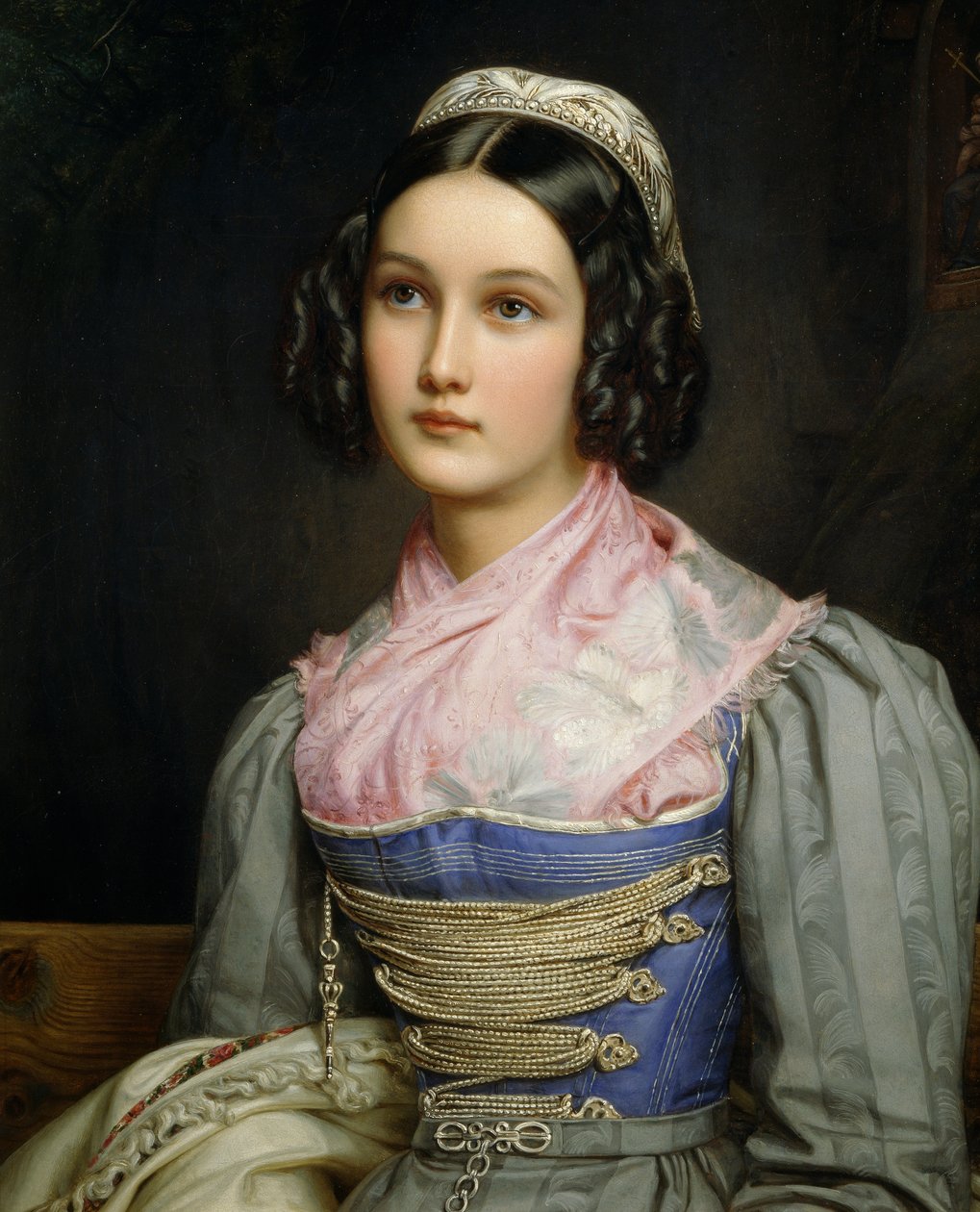 Porträtt av Helene Sedelmayer av Joseph Carl Stieler