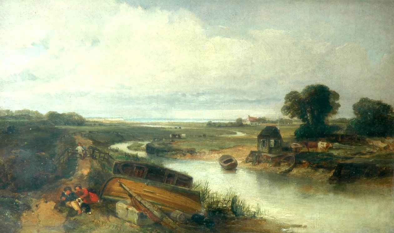 En tidvattenflod, 1849 av Joseph Clayton Bentley