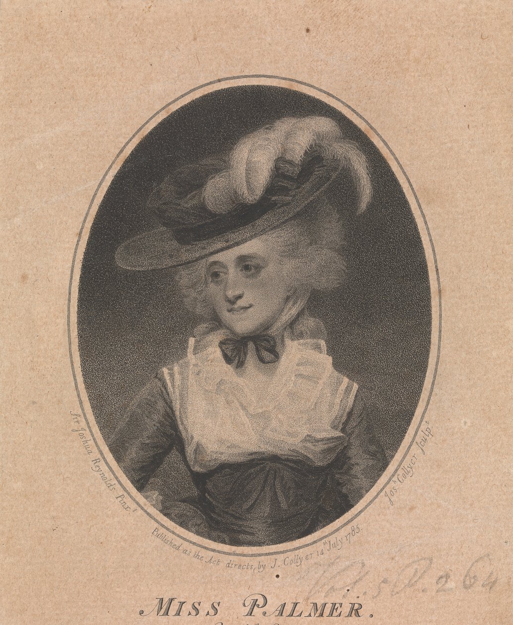 Miss Mary Palmer av Joseph Collyer