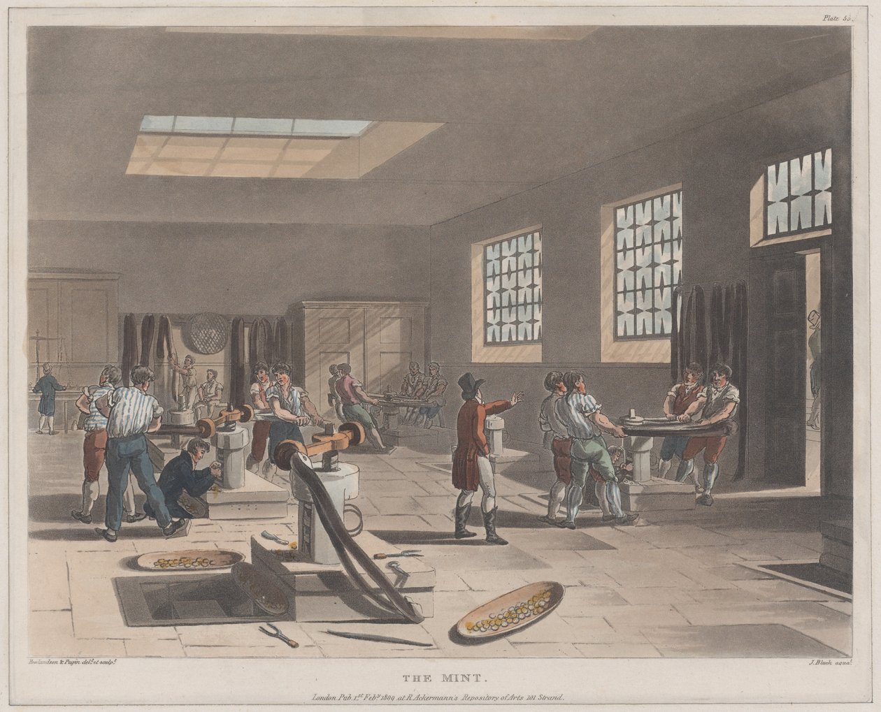 Myntverket, 1809, 1809. av Joseph Constantine Stadler