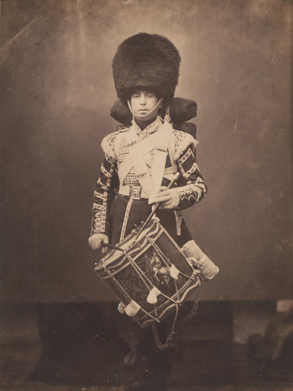 Grenadier Guards trummis, ca. 1856. av Joseph Cundall