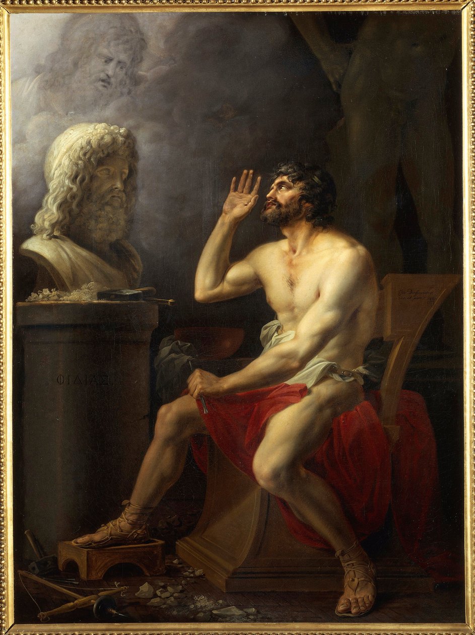 Den grekiske skulptören Phidias av Joseph Dorffmeister