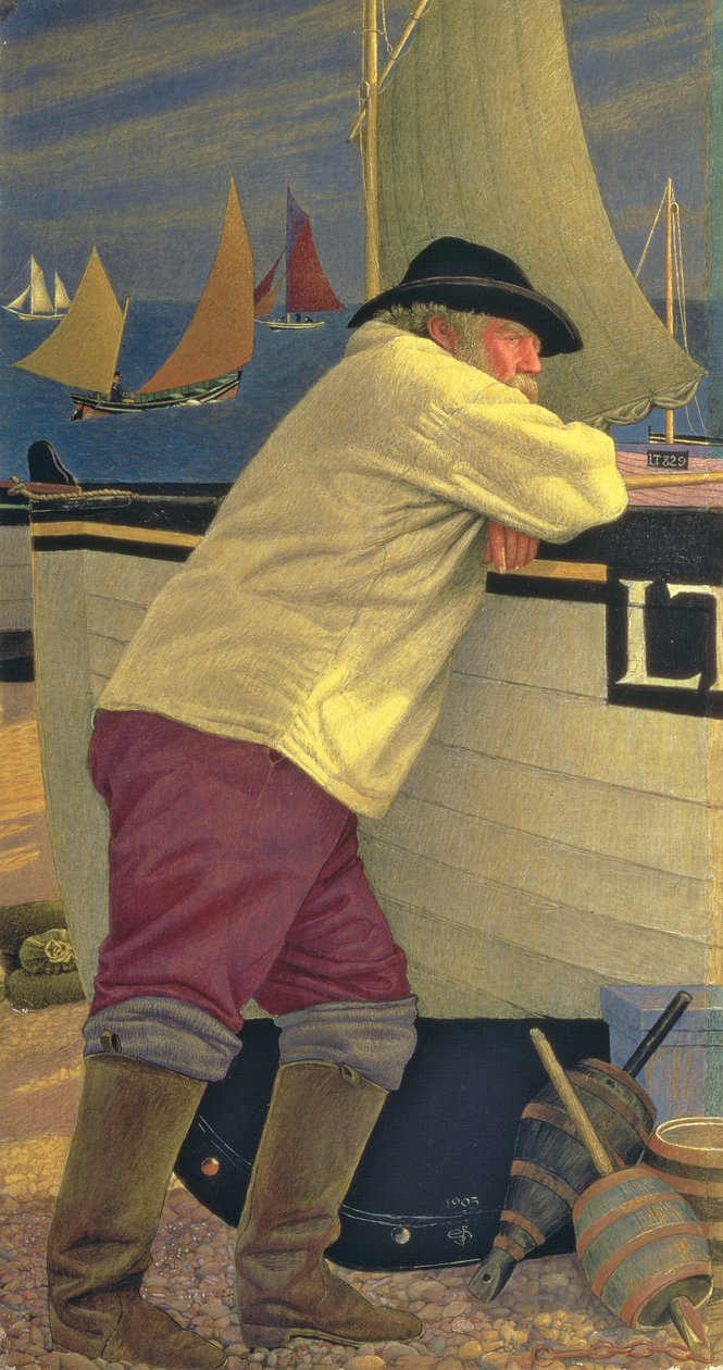 Den gamle fiskaren av Joseph Edward Southall