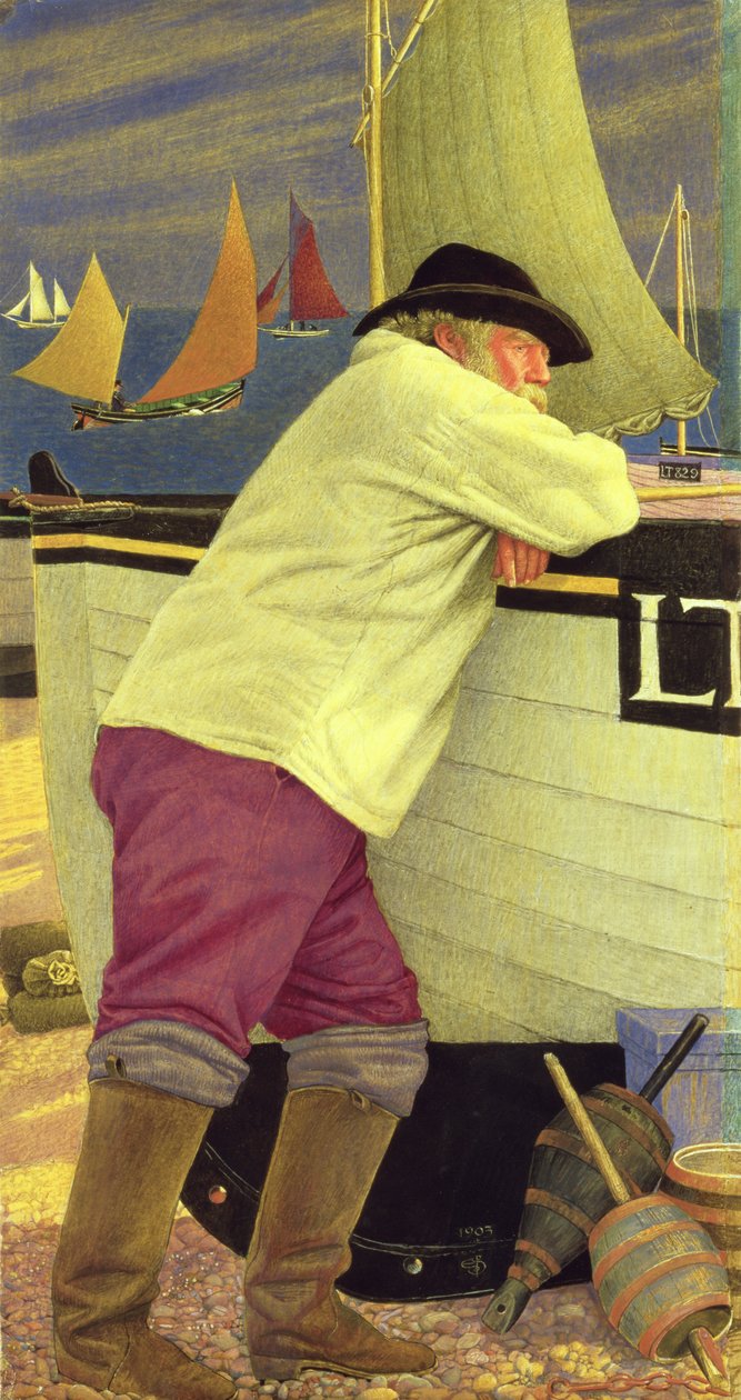 Den gamle fiskaren av Joseph Edward Southall