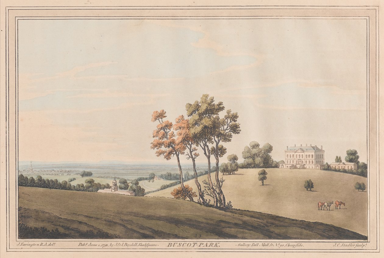 Buscot Park av Joseph Farington