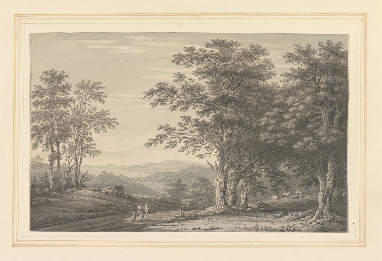 Utsikt från Rydal mot Windermere av Joseph Farington