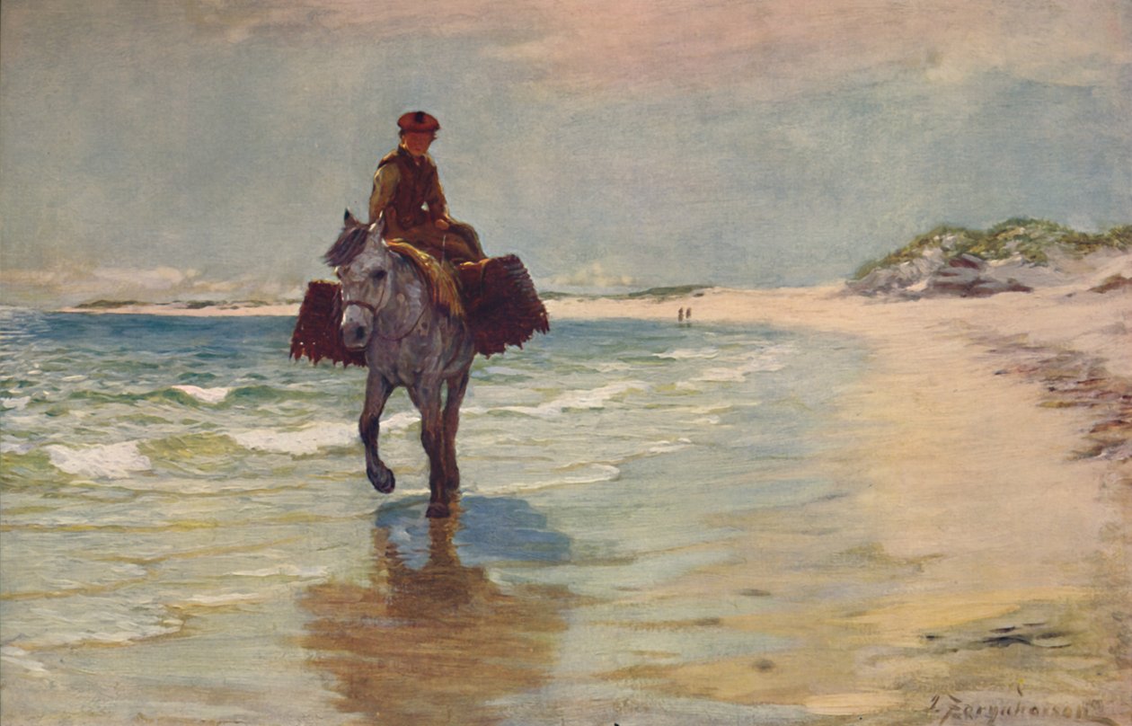 På kusten, Connemara, 1881. av Joseph Farquharson