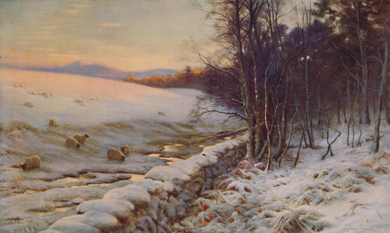 The Edge of the Wood, 1911. av Joseph Farquharson