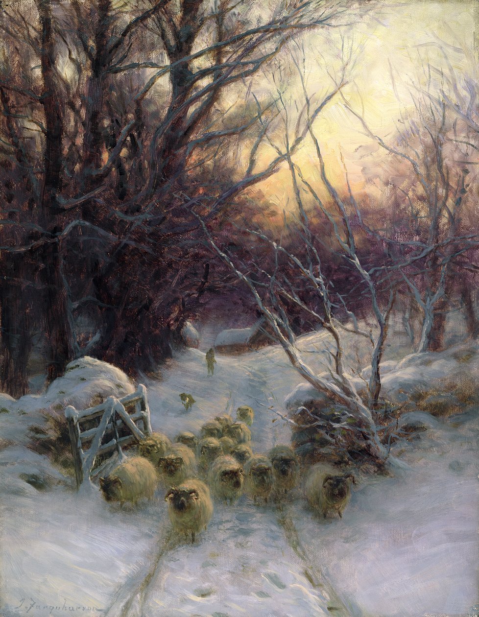 Solen hade stängt vinterdagen av Joseph Farquharson