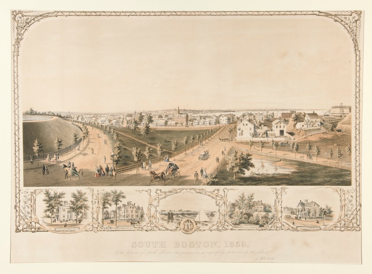 Södra Boston, 1859 av Joseph Foxcroft Cole