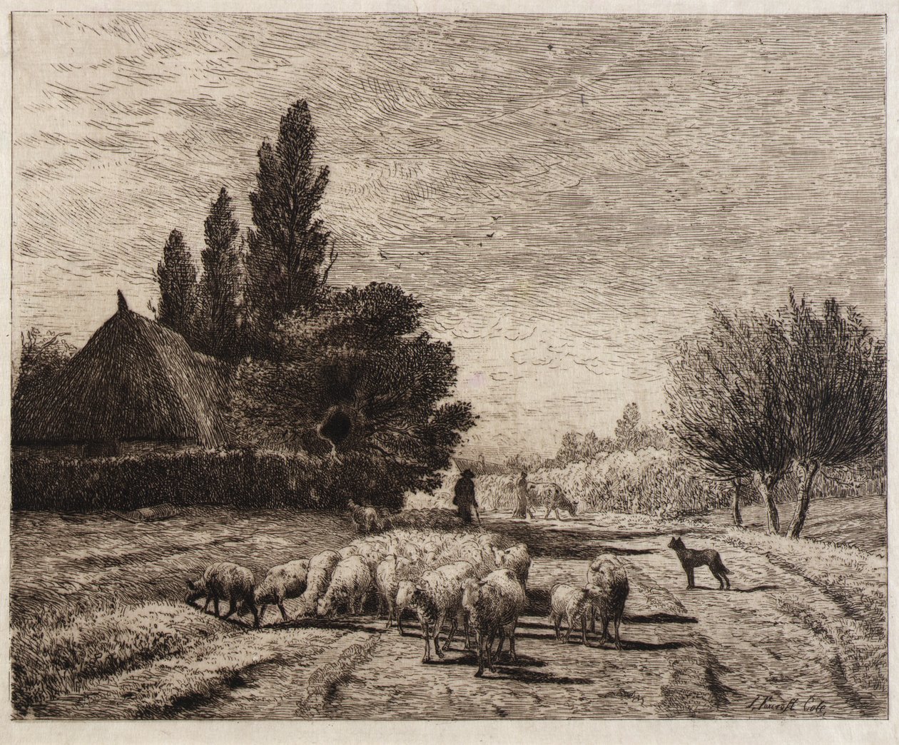 Byns gata i Frankrike av Joseph Foxcroft Cole