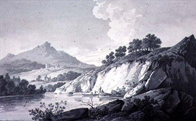 Landskapsskisser av Joseph Francis Burrel
