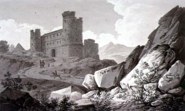 Landskapsskisser av Joseph Francis Burrel