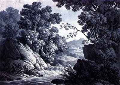 Landskapsskisser av Joseph Francis Burrel