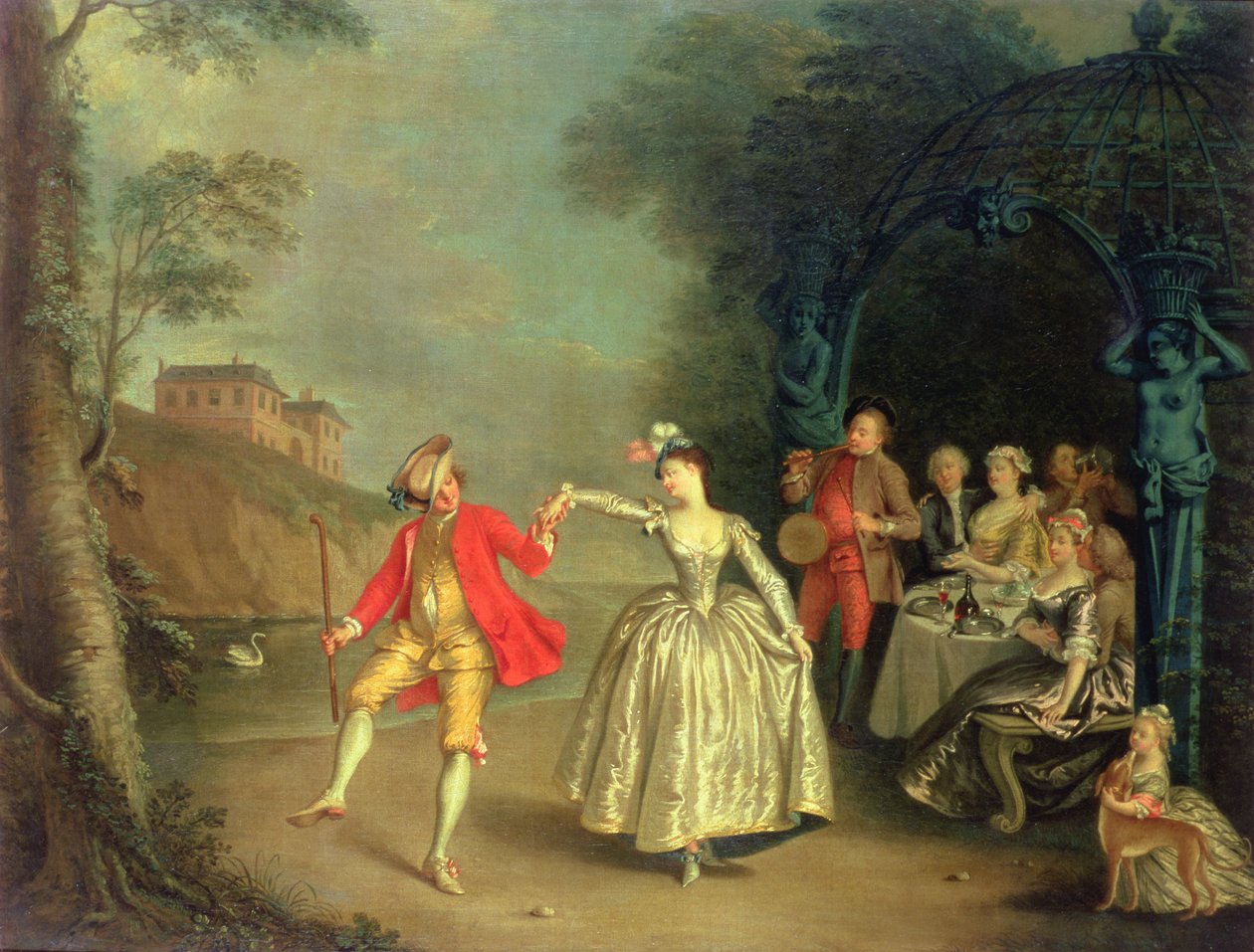 Trädgårdsfest av Joseph Francis Nollekens