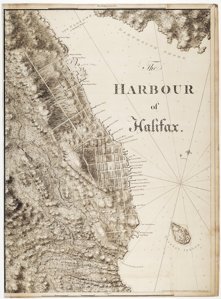 Hamnen i Halifax av Joseph Frederick Wallet DesBarres