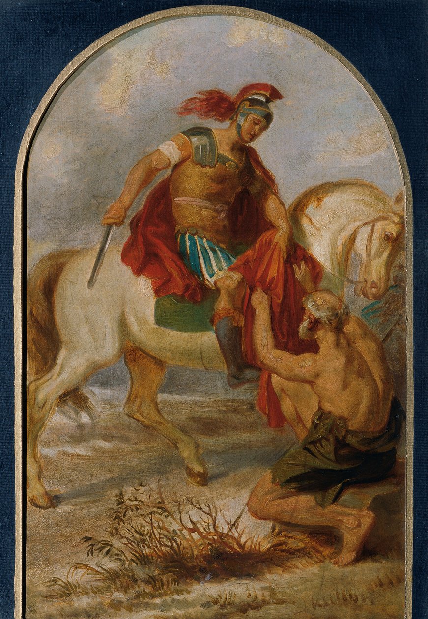 Sankt Martin med tiggaren av Joseph Hasslwander