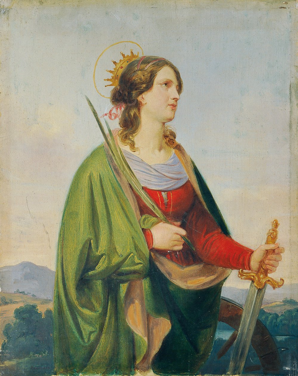 Saint Catherine av Joseph Hasslwander