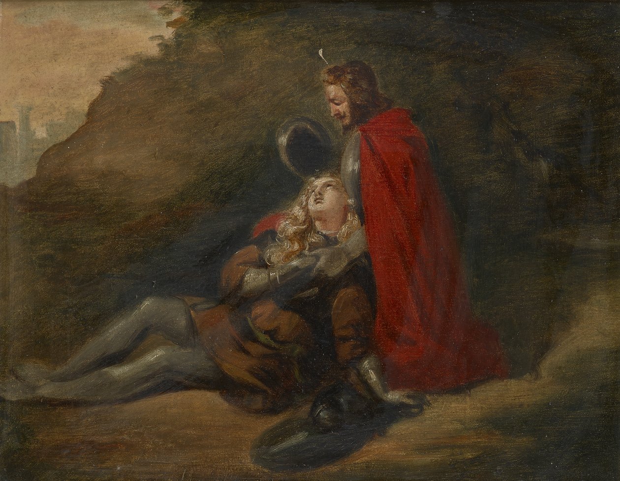 döende krigare av Joseph Hasslwander