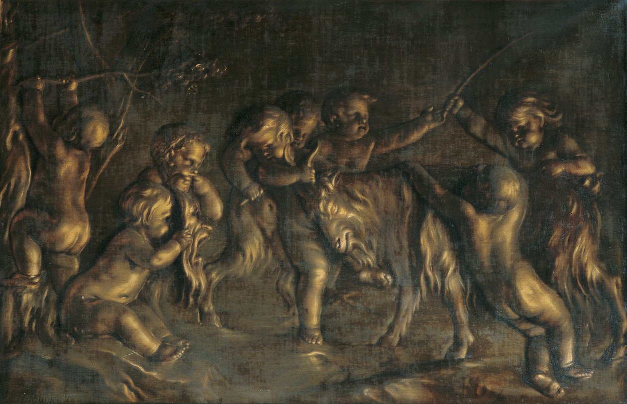 Kinderbacchanal av Joseph Hauzinger