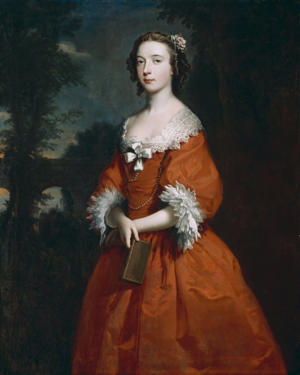 Fröken Hamilton, c.1735-45 av Joseph Highmore