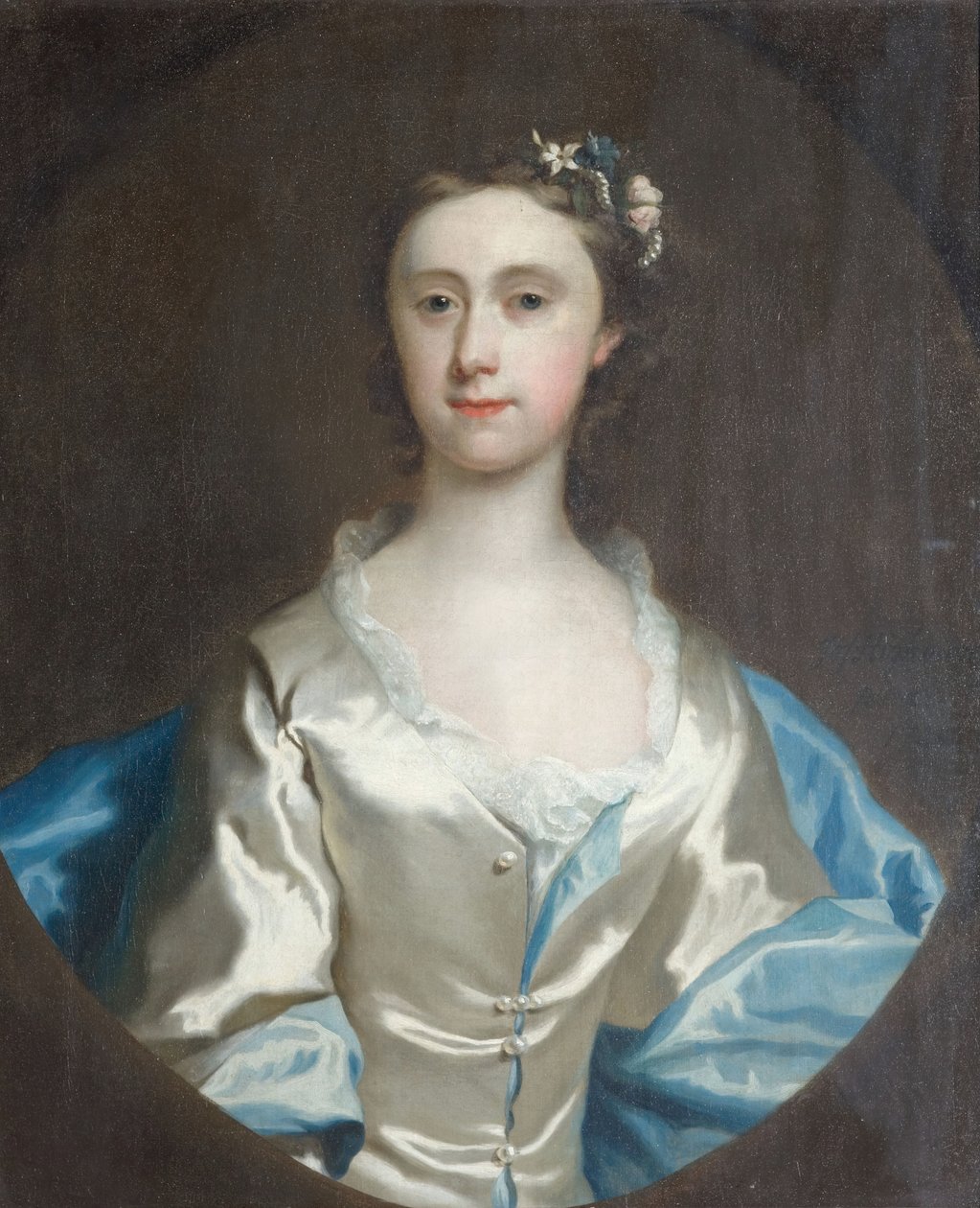 Porträtt av en kvinna, 1745. av Joseph Highmore