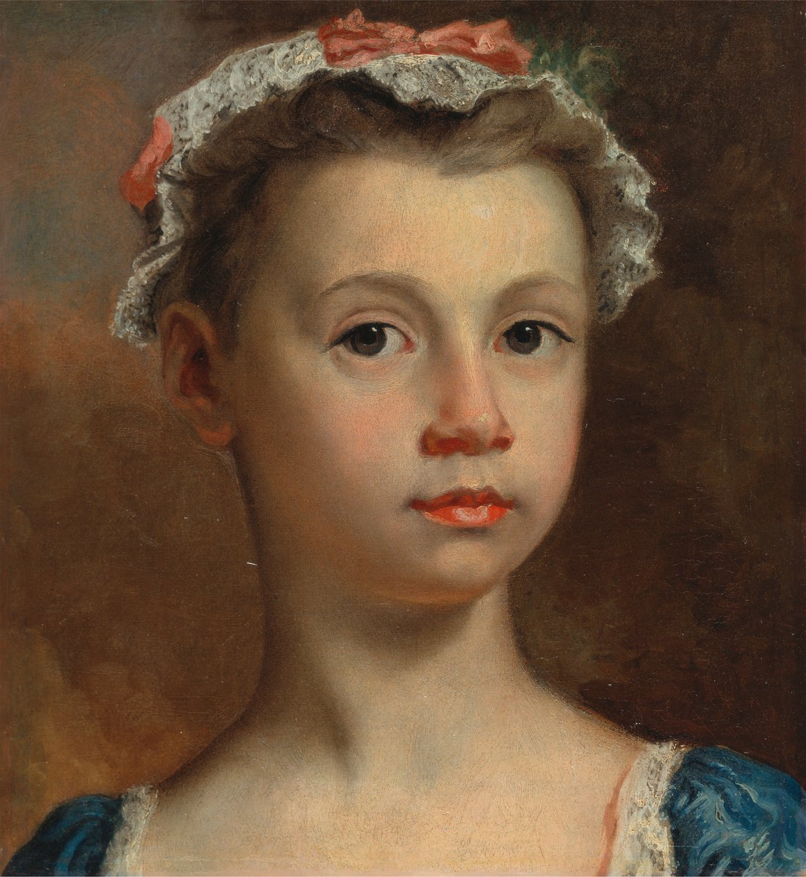 Skiss av en ung flicka av Joseph Highmore