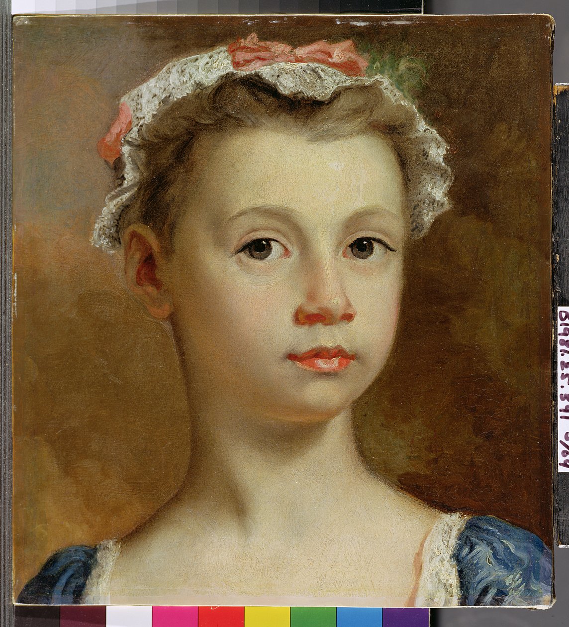 Skiss av en ung flicka, ca 1730-40 av Joseph Highmore