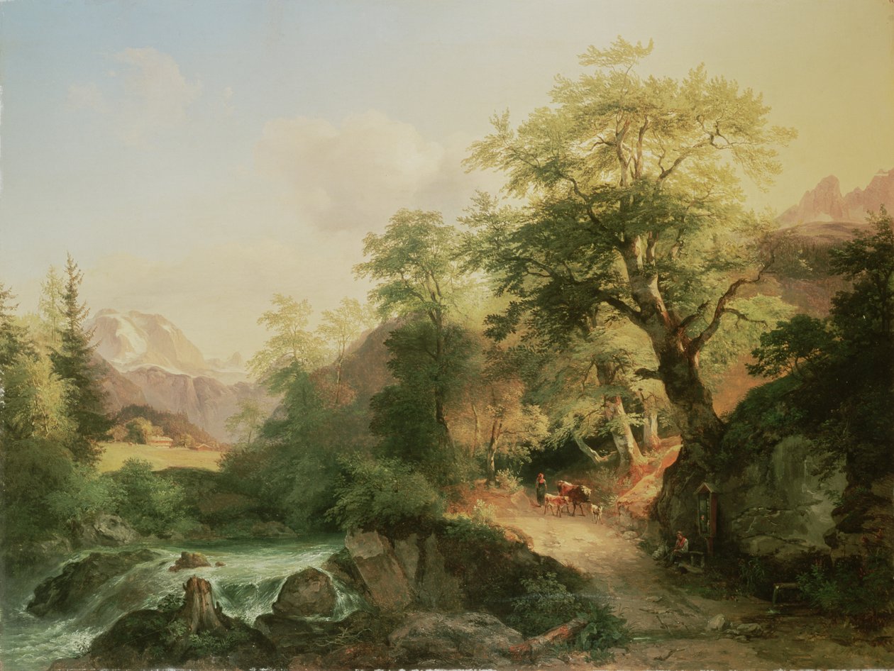 Skog nära Wien, 1852 av Joseph Hoger