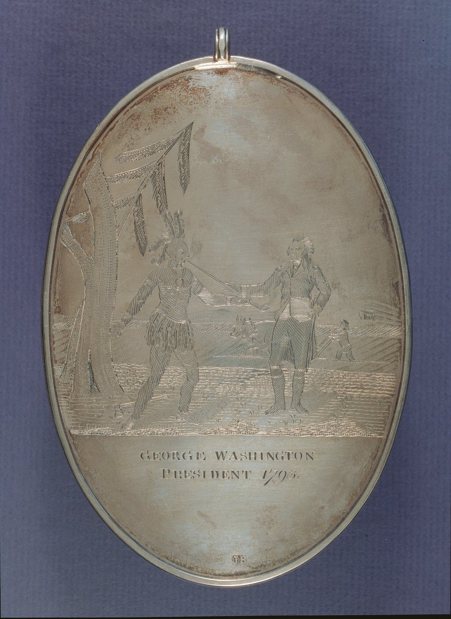 Fredsmedalj, 1793 (silver) av Joseph II Richardson