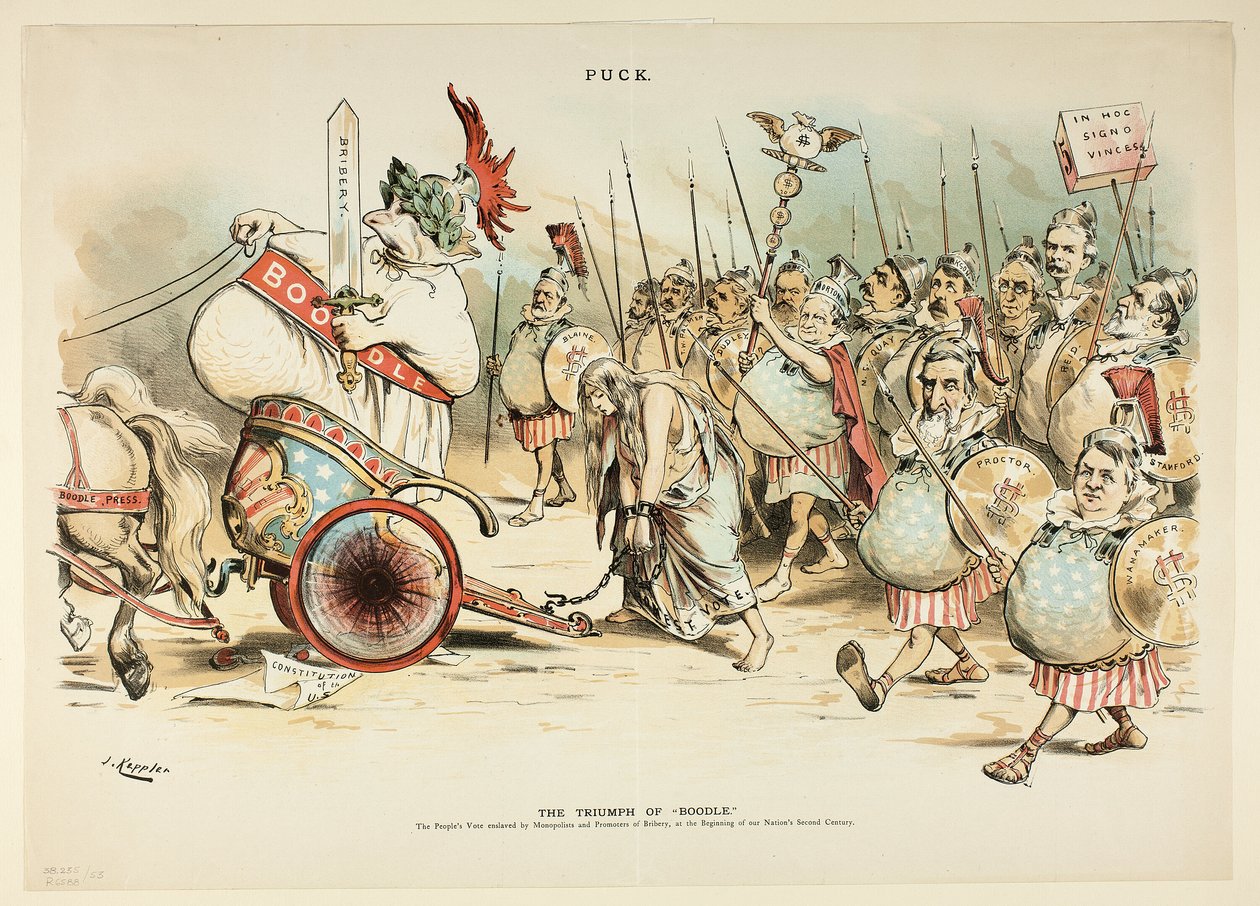 The Triumph of Boodle, från Boodle av Joseph Keppler