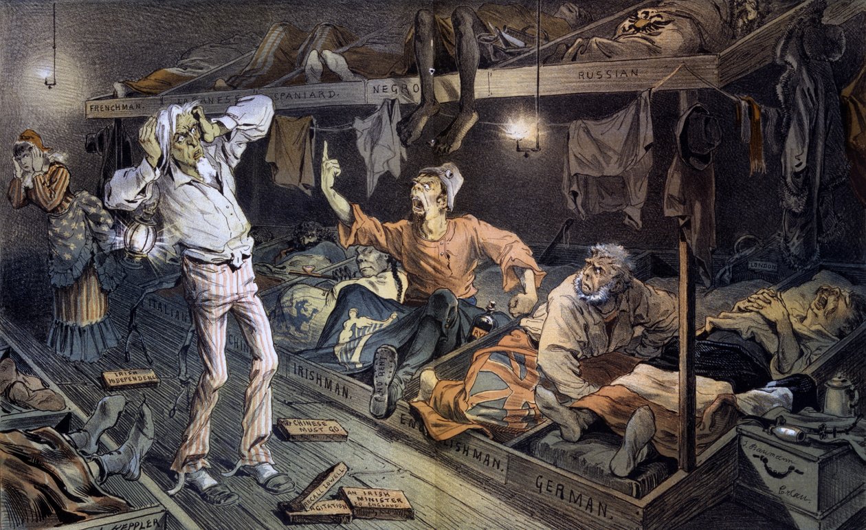 Uncle Sams logi av Joseph Keppler
