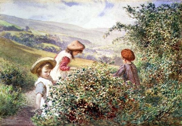 Blackberry Pickers av Joseph Kirkpatrick